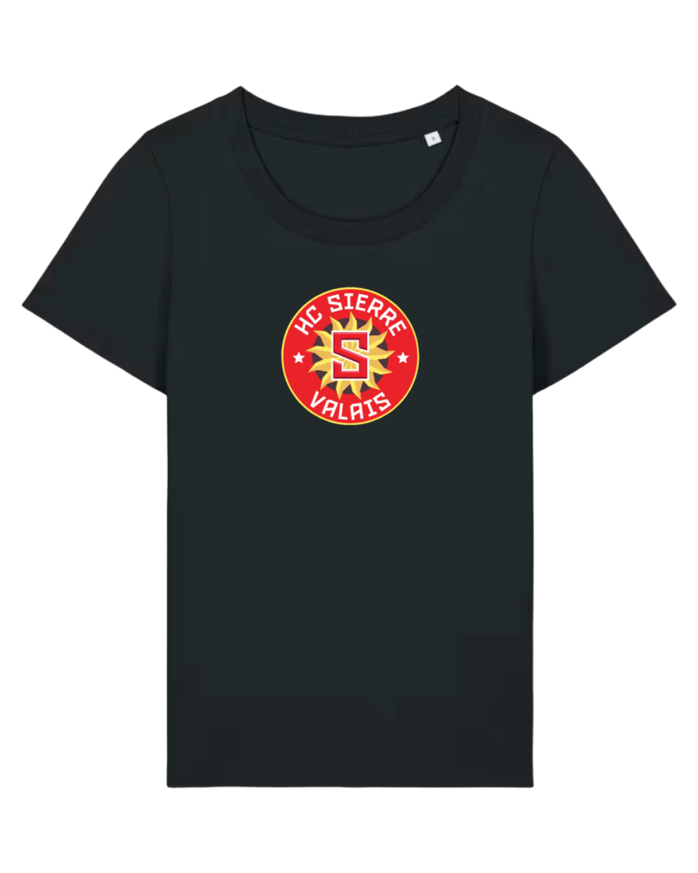 SOLEIL – T-shirt manches courtes femme noir