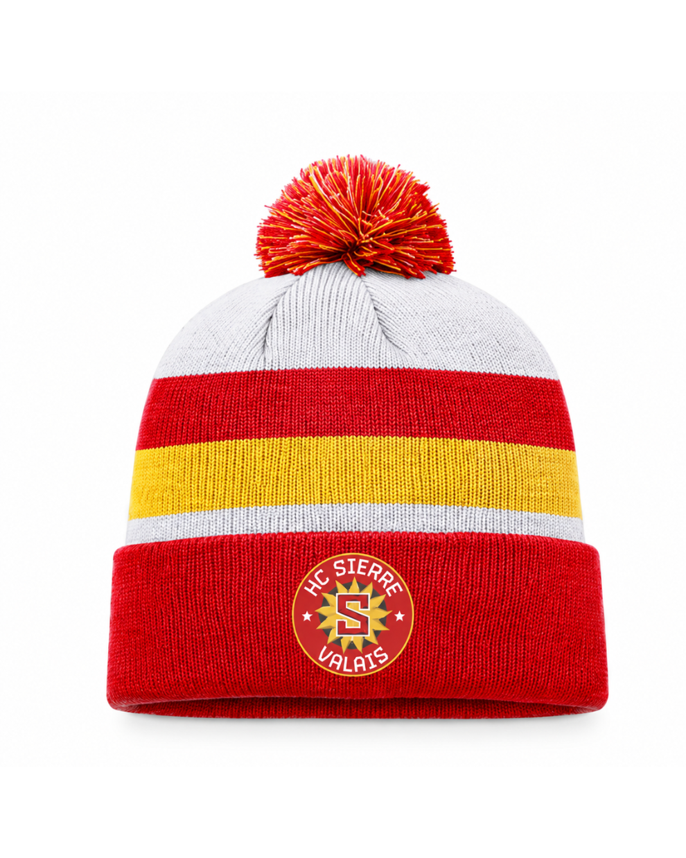 SOLEIL – Bonnet H rouge et blanc